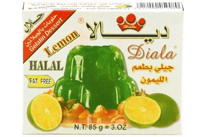 Diala Gelatin Dessert Mix (Lemon) - 3.5oz