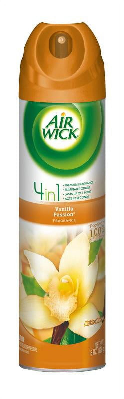 Air Wick Aerosol Spray Freshener, Vanilla Indulgence, 8 Ounce