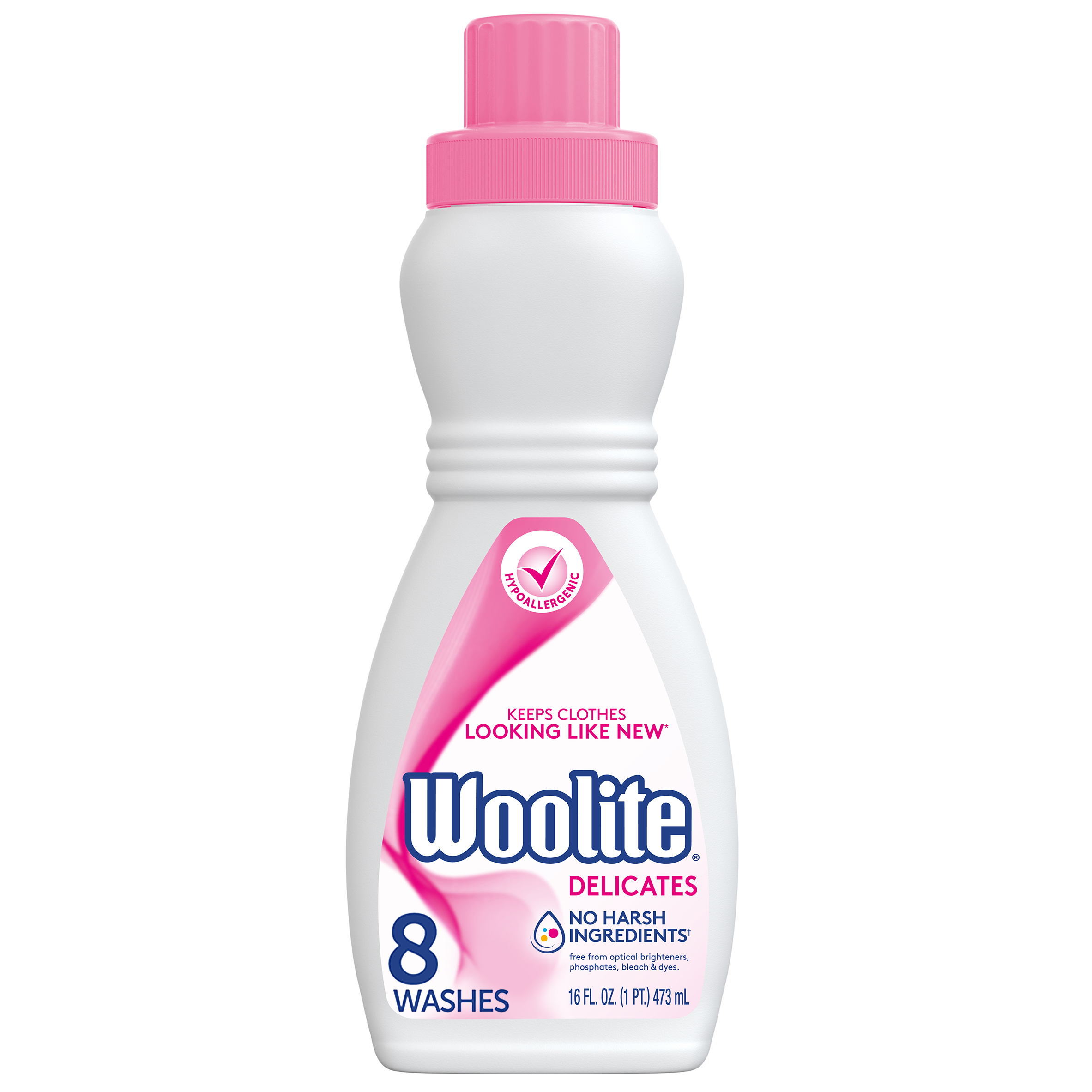 Woolite Delicates Hypoallergenic Liquid Laundry Detergent 8 Loads 16oz Hand & Machine Wash