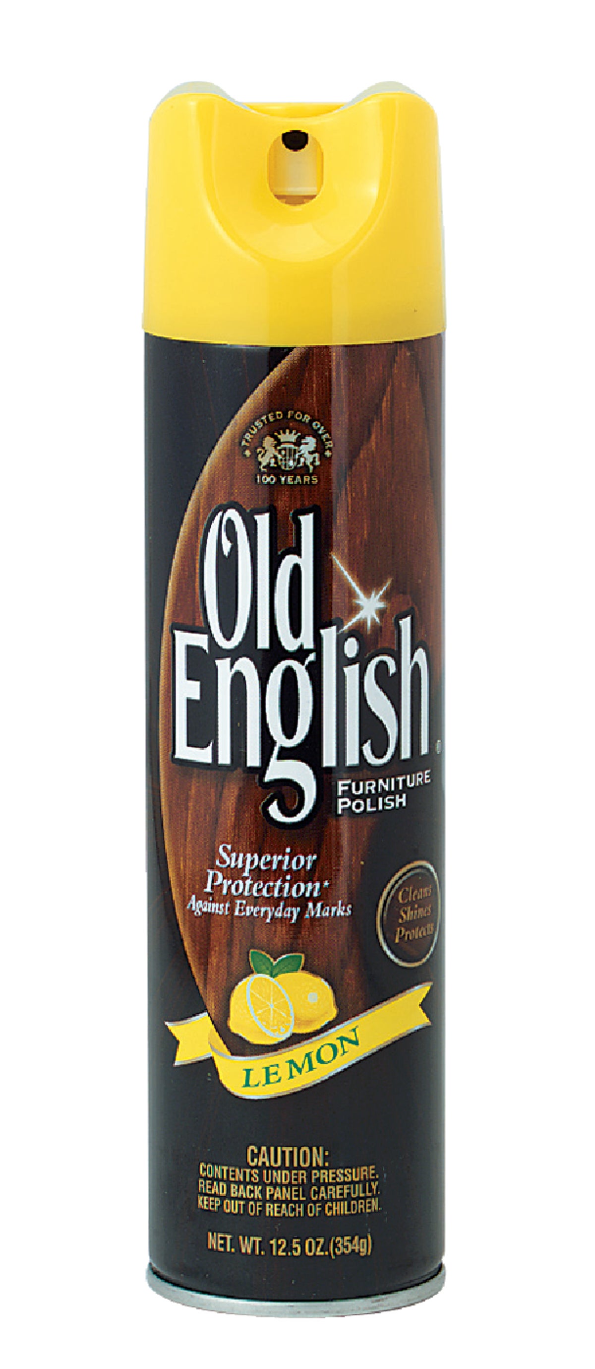 Old English Furniture Polish, Fresh Lemon Scent, 12.5 Oz Aerosol Spray