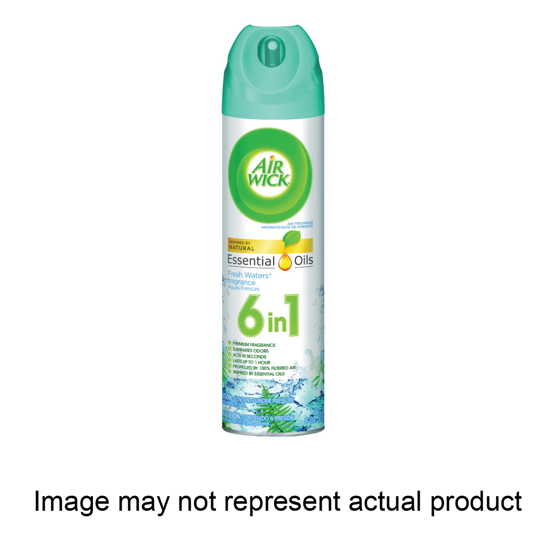 Air Wick 2 In 1 Aerosol Spray With Fresh Waters - 8 Oz