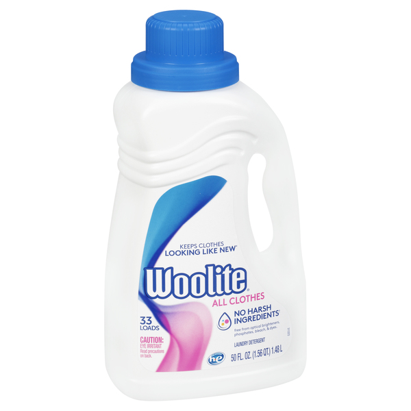 Woolite Laundry Detergent For All Clothes, Light Floral, 50 Oz Bottle