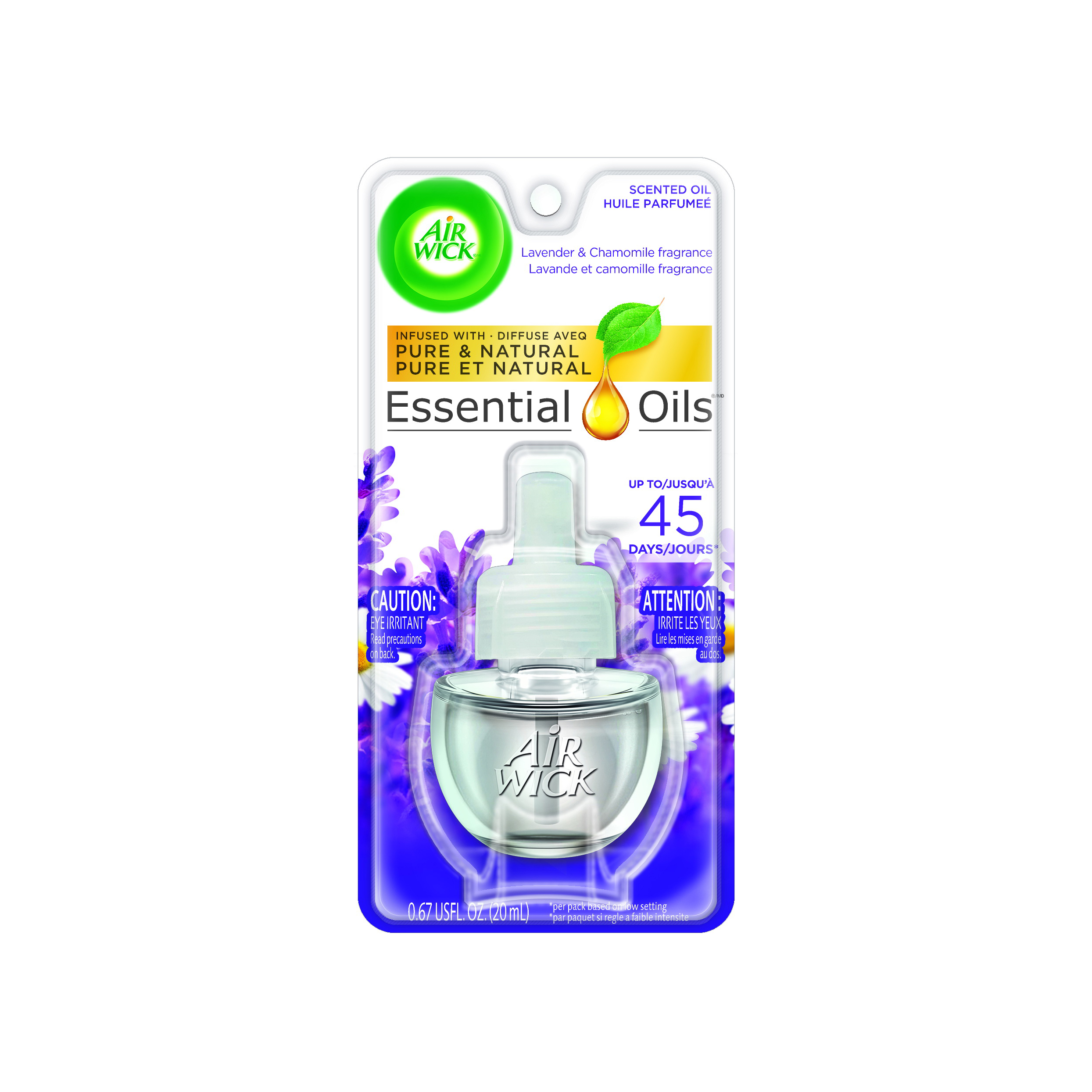 Air Wick Essential Oils Lavender & Chamomile Scented Oil Refills 2 0.67 Fl Oz