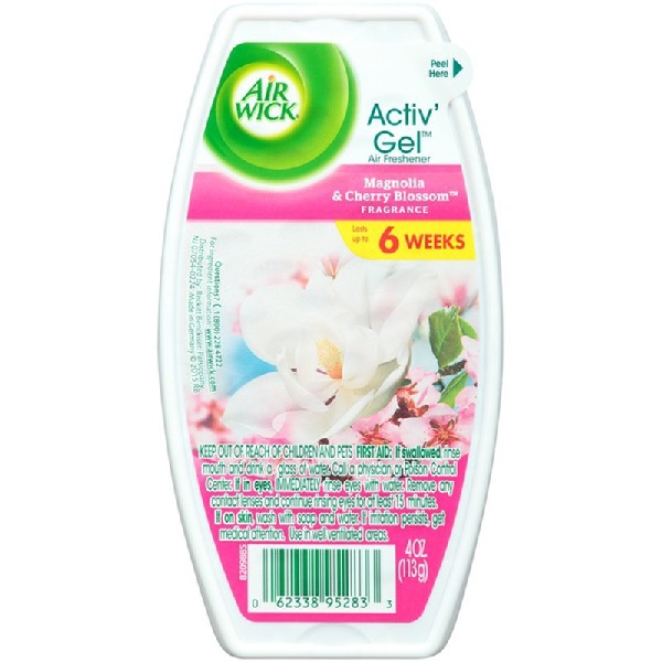 Air Wick Activ' Gel Freshener, Magnolia & Cherry Blossom Fragrance