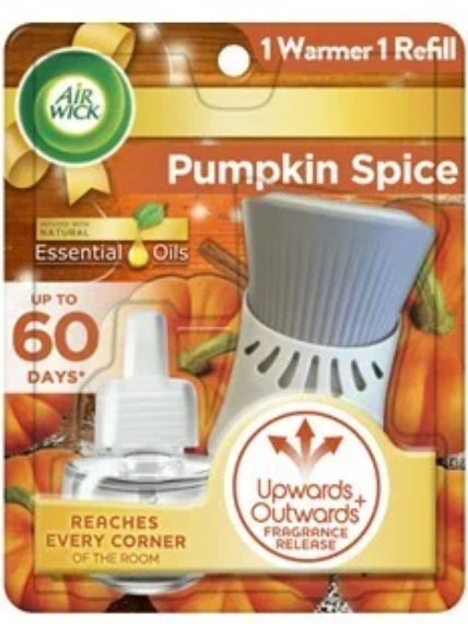 Air Wick Pumpkin Spice Scented Oil Starter Kit