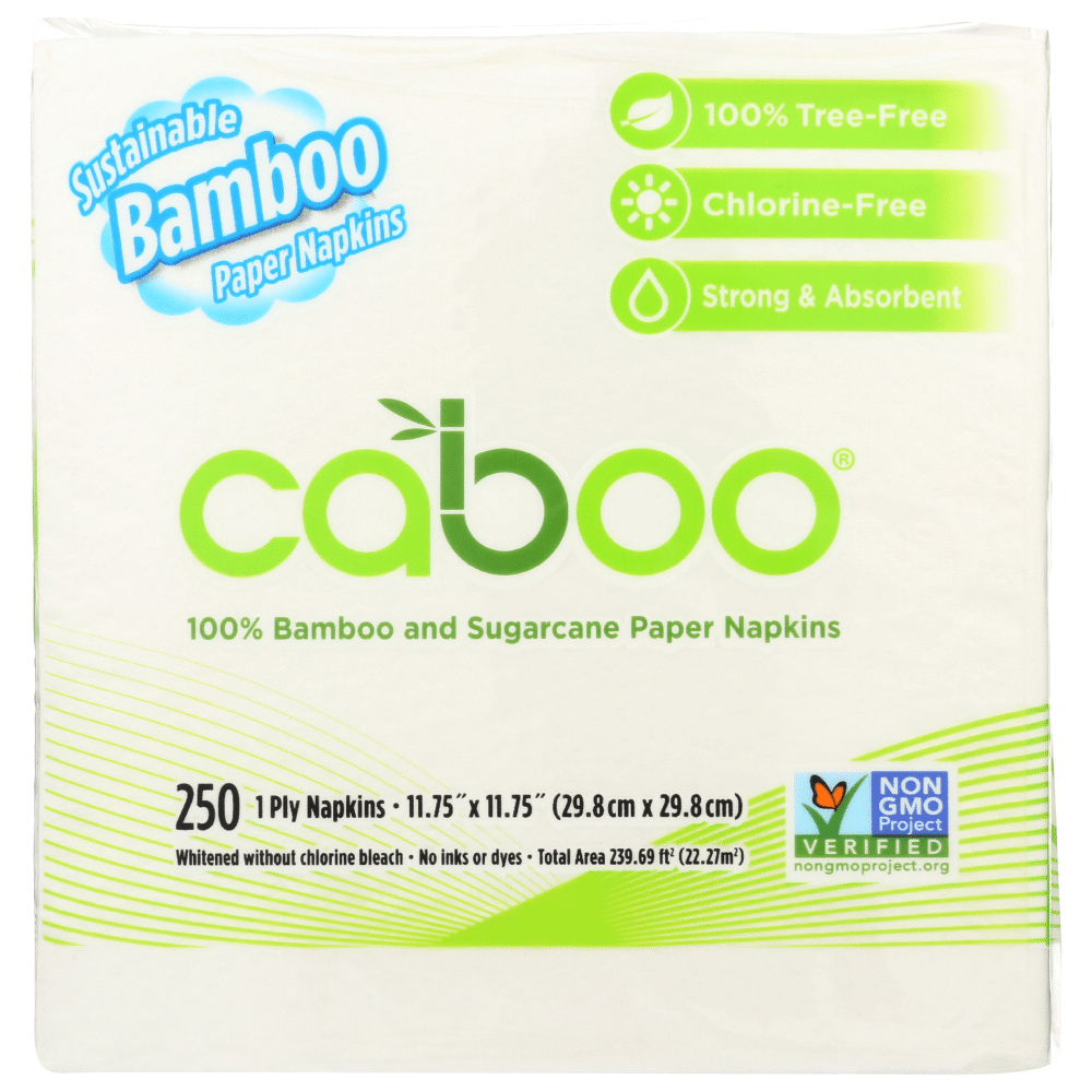 Caboo Bamboo Napkins, Tree Free