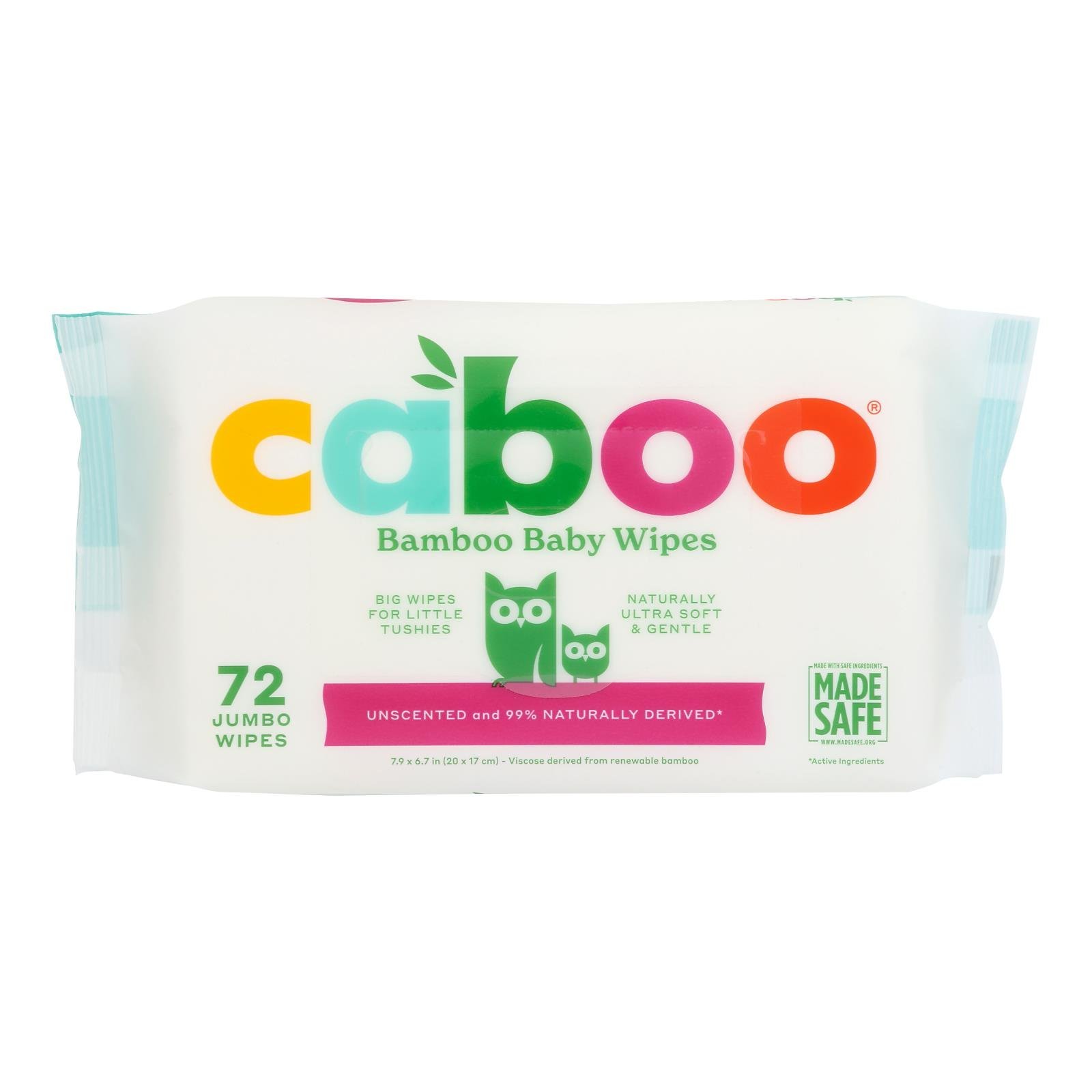Caboo Bamboo Baby Wipes Flip Top