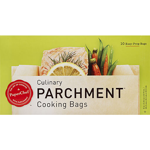 Paper Chef Culinary Parchment Cooking Bags, 10 Pc