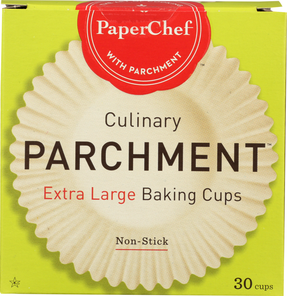 Paper Chef Culinary Parchment Extra Large Baking Cups, 30 Pc