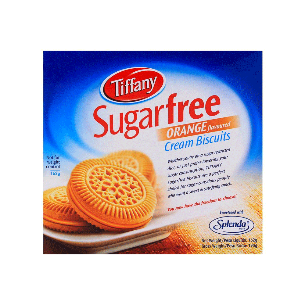 Tiffany Sugar Free Orange Flavored Cream Biscuits 162G