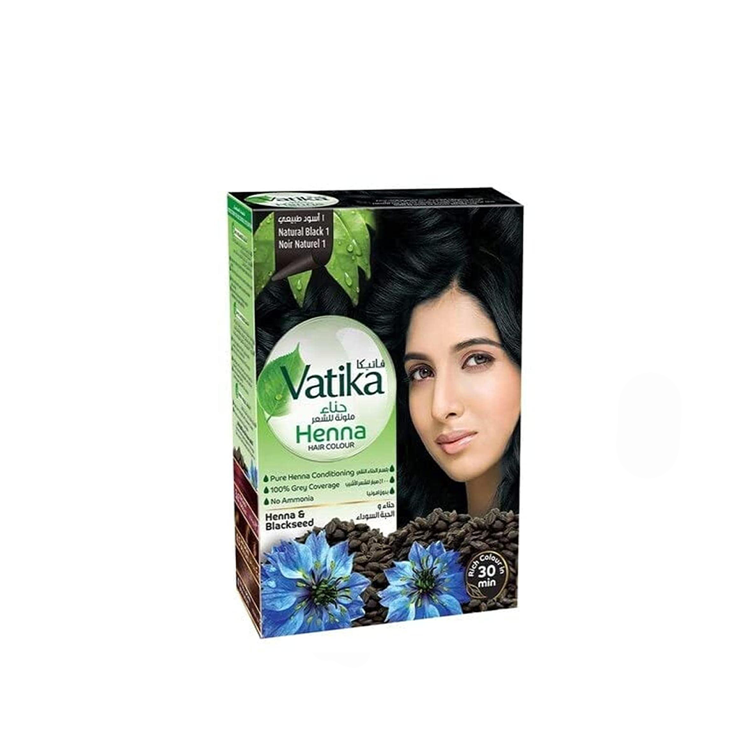 Dabur Vatika Henna Hair Color Natural Black 10gm