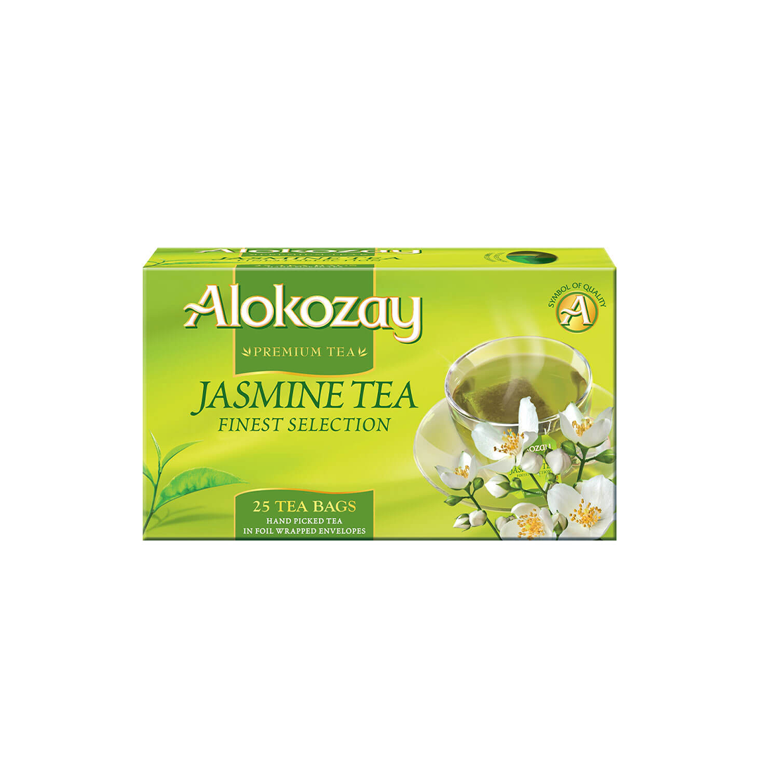 Alokozay Jasmine Green Tea Bag 25 Heat Seal Sachets
