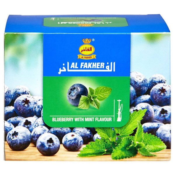 Sparky's Smoke Shop Al Fakher Hookah Tobacco 250gm 8.81oz-Blueberry With Mint