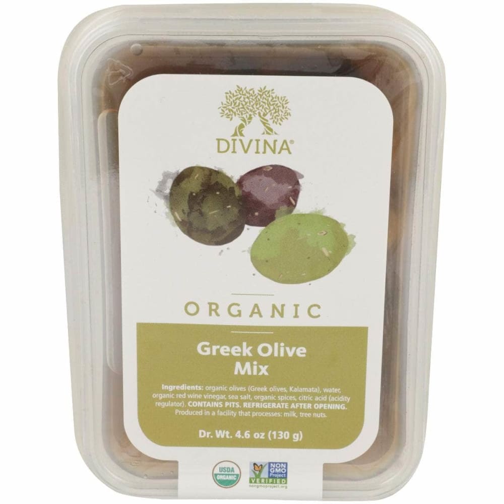 Divina Organic Greek Olive Mix, 4.6 Oz