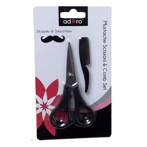 Now Mustache Scissor & Comb Set-whole