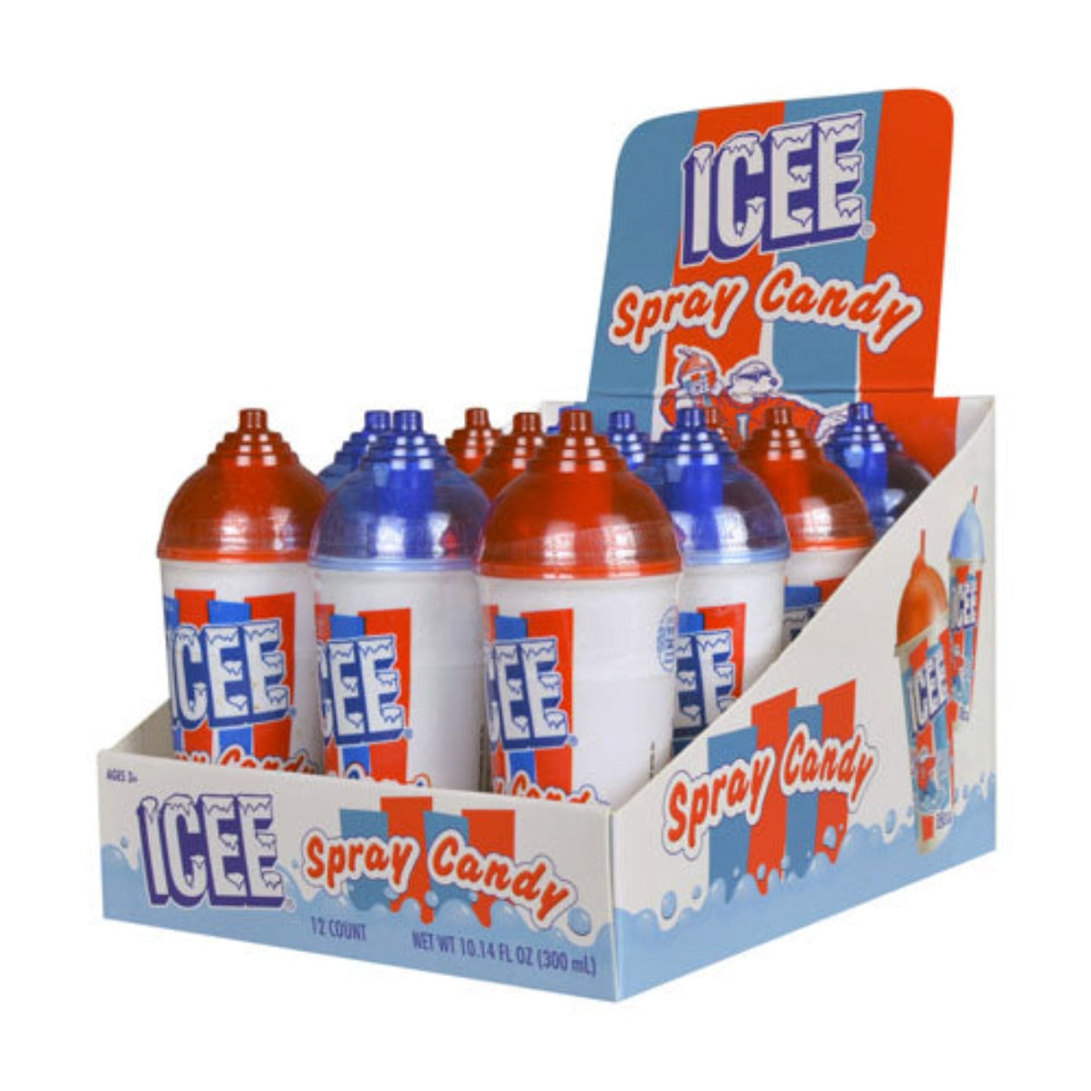 Koko's Confections ICEE Blue Raspberry, Ages 3+ Spray Candy - 0.85 Oz