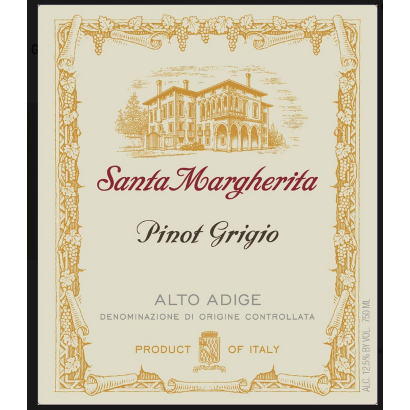 Santa Margherita Margarita Pinot Grigio Wine, 750 mL