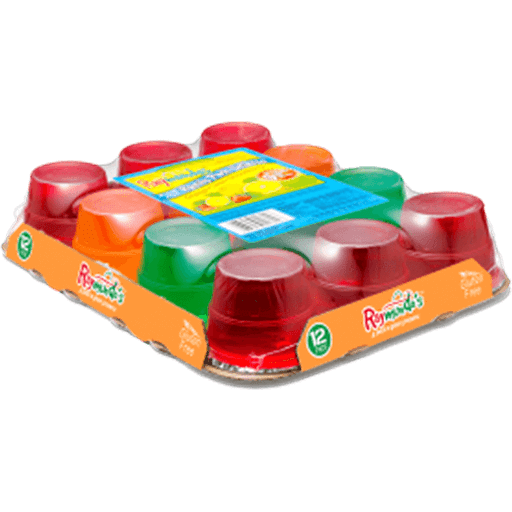 Raymundos 12 Pack Orange/Strawberry/Lime Gel Snacks