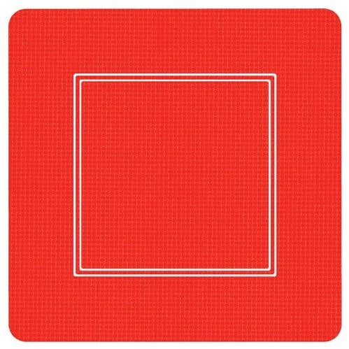 Soho Fire-Red Salad Or Dessert Plates