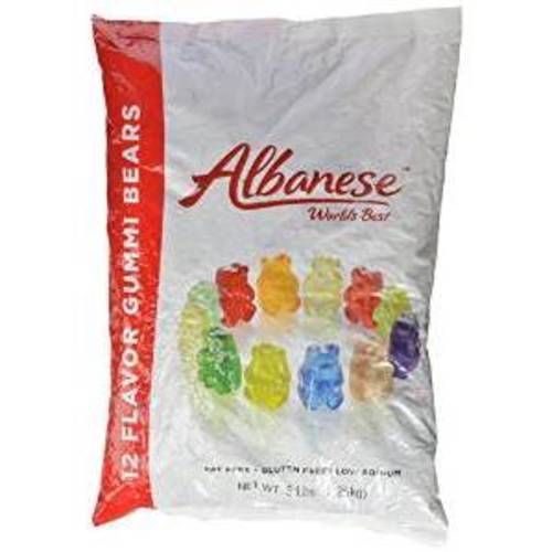 Albanese Fat-free Assorted Flavors Gummi Bears Candy
