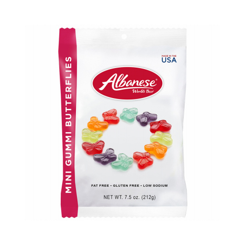 Albanese World's Best Mini Gummi Butterflies Candy