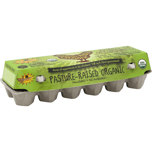 Farmers Hen House Eggs, Organic, Brown, Pasture-Raised, Large