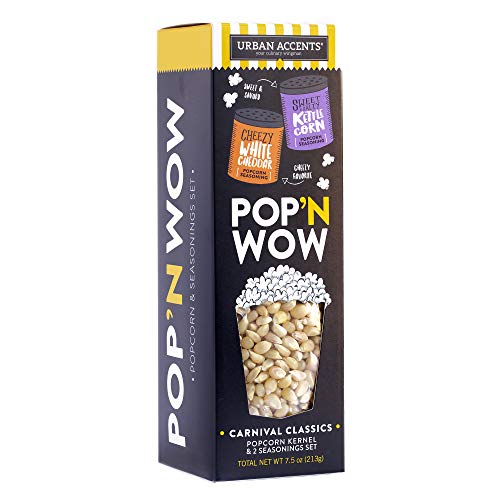 Urban Accents Pop N Wow Popcorn Gift Set - Carnival Classics