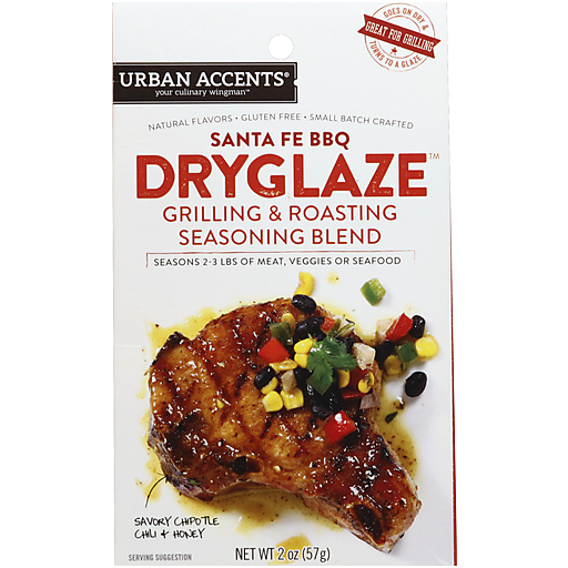 Urban Accents Santa Fe BBQ Dryglaze Seasoning, 2 Oz