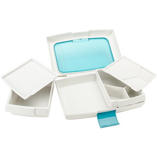 Trudeau Fuel Bento Lunch Box Tropical Blue