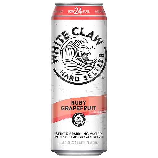 White Claw Hard Seltzer Ruby Grapefruit 19.2oz Can
