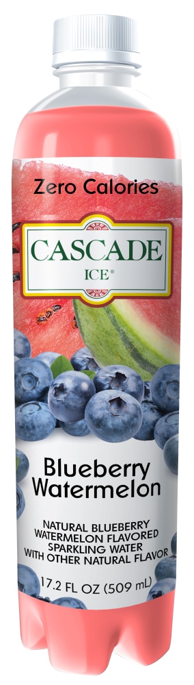 Cascade Ice Blueberry Watermelon Sparkling Water - 17.2 Oz