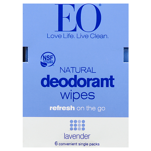 EO Deodorant Lavender Wipes