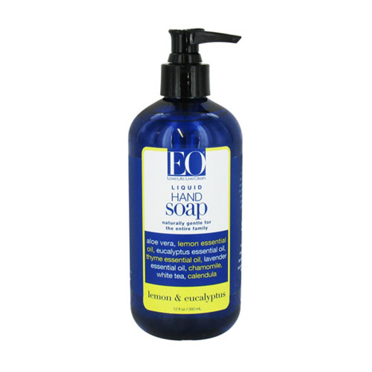 EO Products Lemon & Eucalyptus Liquid Hand Soap - 12.0 Fl Oz
