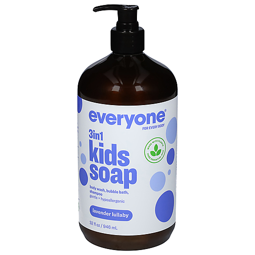 Everyone EO Products Soap For Kids 3 In 1 Lavender Lullaby Botanical 32 Oz