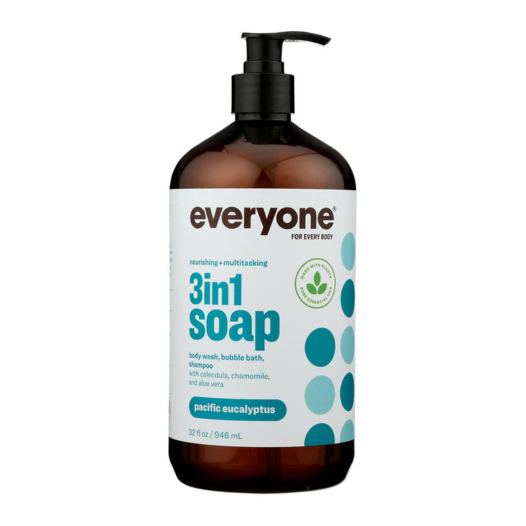 Everyone Soap 3 In 1 Pacific Eucalyptus - 1 Each-32 FZ