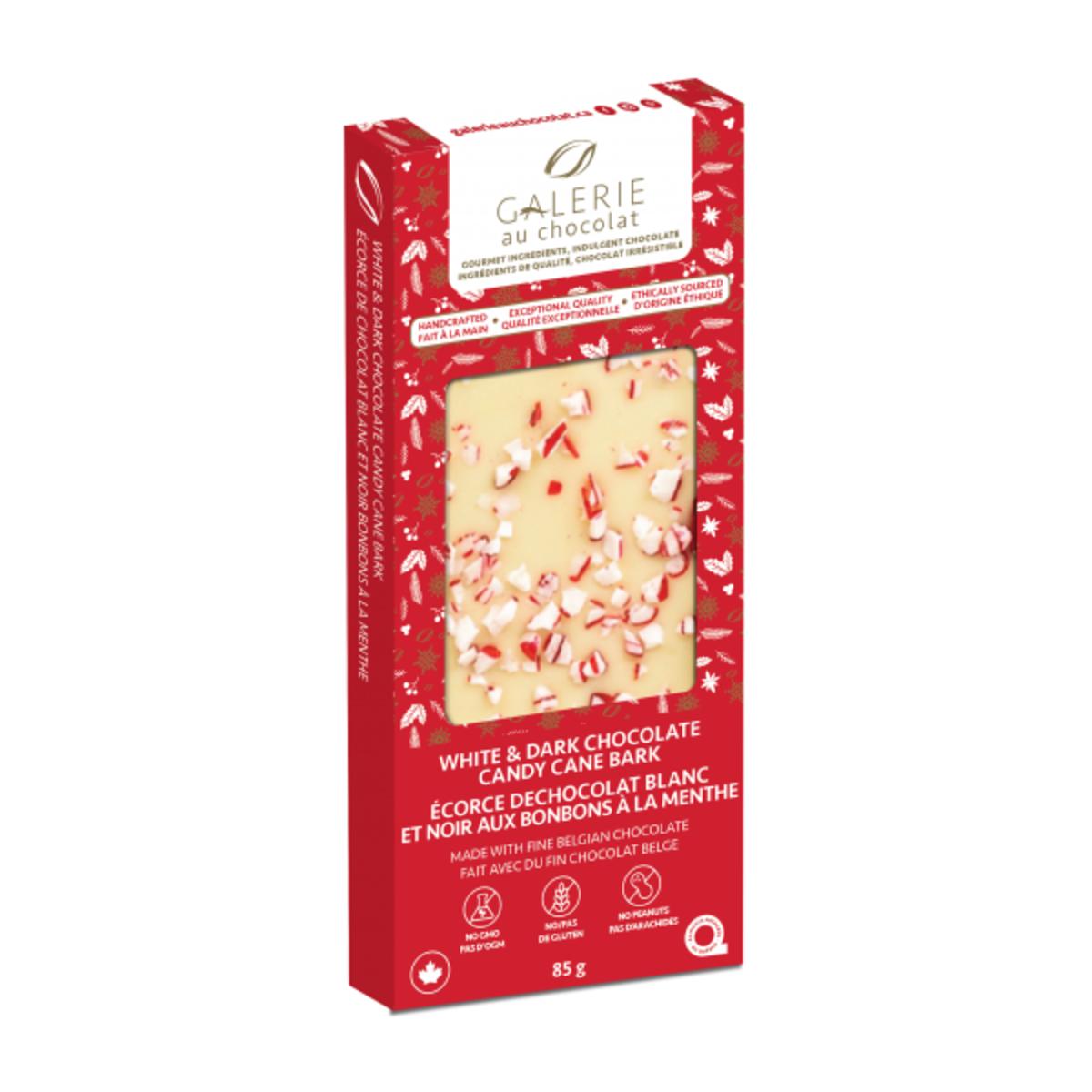 Galerie Au Chocolat Candy Cane Bark White & Dark Chocolate