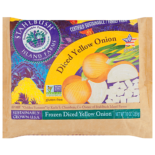 Stahlbush Island Farms Diced Yellow Onion 10 Oz