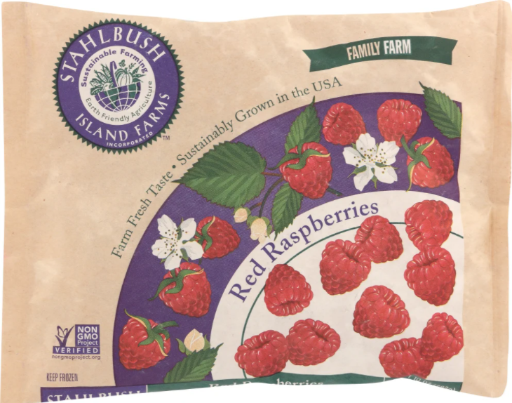 Stahlbush Island Farms Red Raspberries