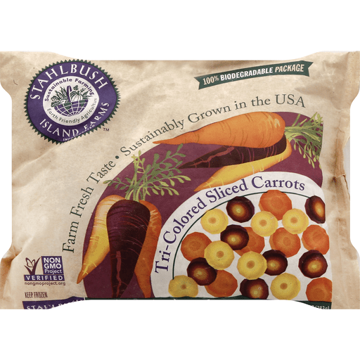 Stahlbush Island Farms Carrots, Tri Colored, Sliced