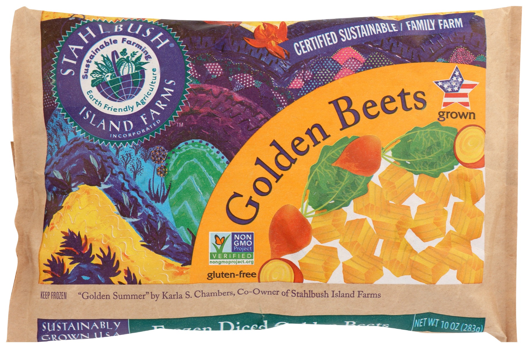 Stahlbush Island Farms Beets Golden, 10 Oz
