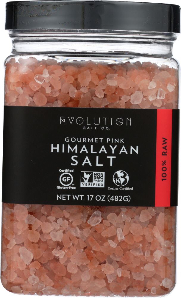 Evolution Salt Himalayan Gourmet Coarse Pink 17 Oz