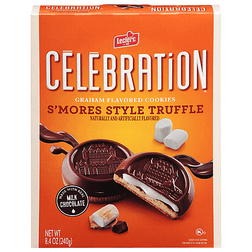 Celebration Leclerc S'Mores Style Truffle Cookies 8.4 Oz