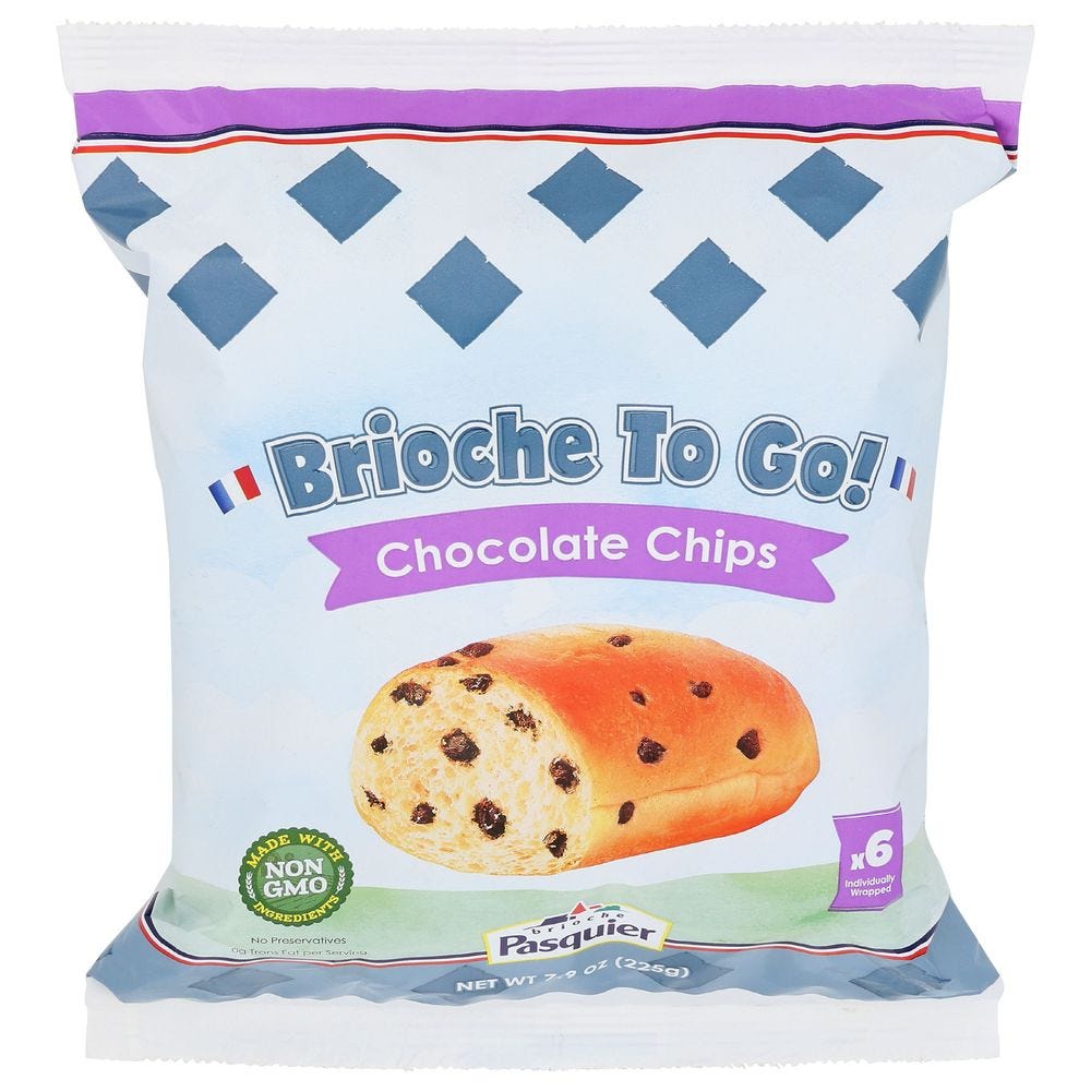 Pasquier Pitch Brioche, Chocolate Chip