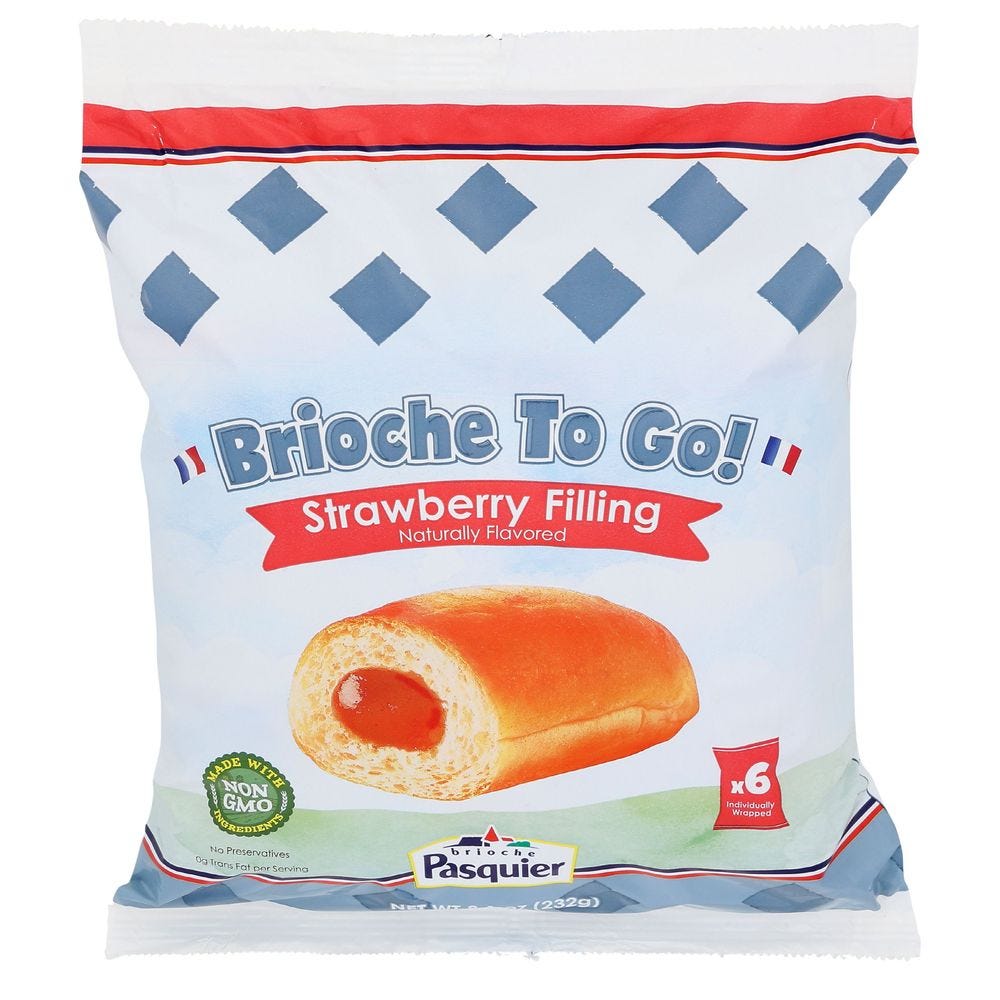 Pasquier Pitch Brioche Rolls, Strawberry