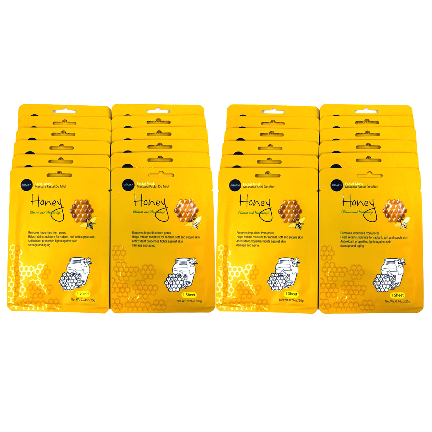 Celavi. Facial Mask Honey #mk006