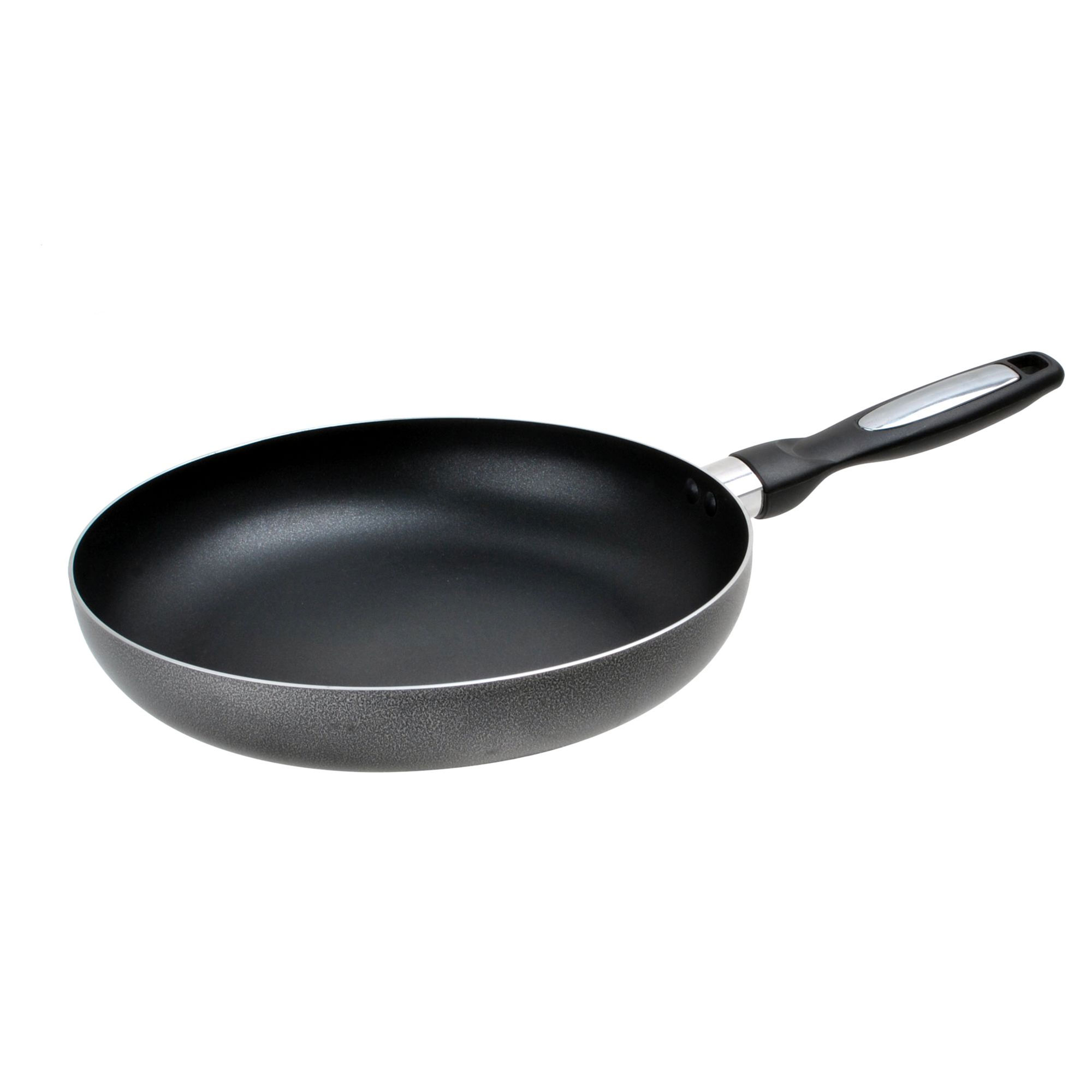 Alpine Cuisine Fry Pan Aluminum 8in Nonstick Coating, Gray