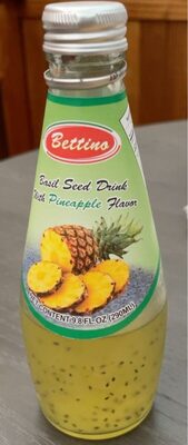 Basil Seed Drink With Pineapple Flavor