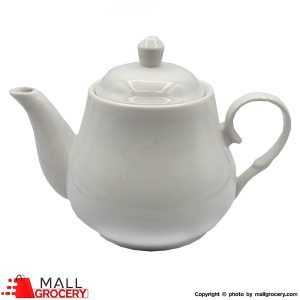 Alpine Cuisine-TeaPot Ceramic White