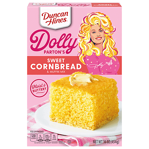 Duncan Hines Dolly Parton's Sweet Cornbread & Muffin Mix, 16 Oz