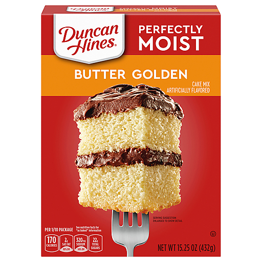 Duncan Hines Classic Butter Golden Cake Mix 15.25 Oz